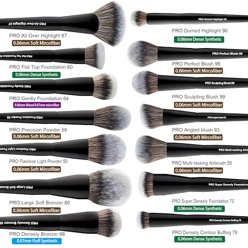 32-Piece Makeup Brush Set with Large Holder