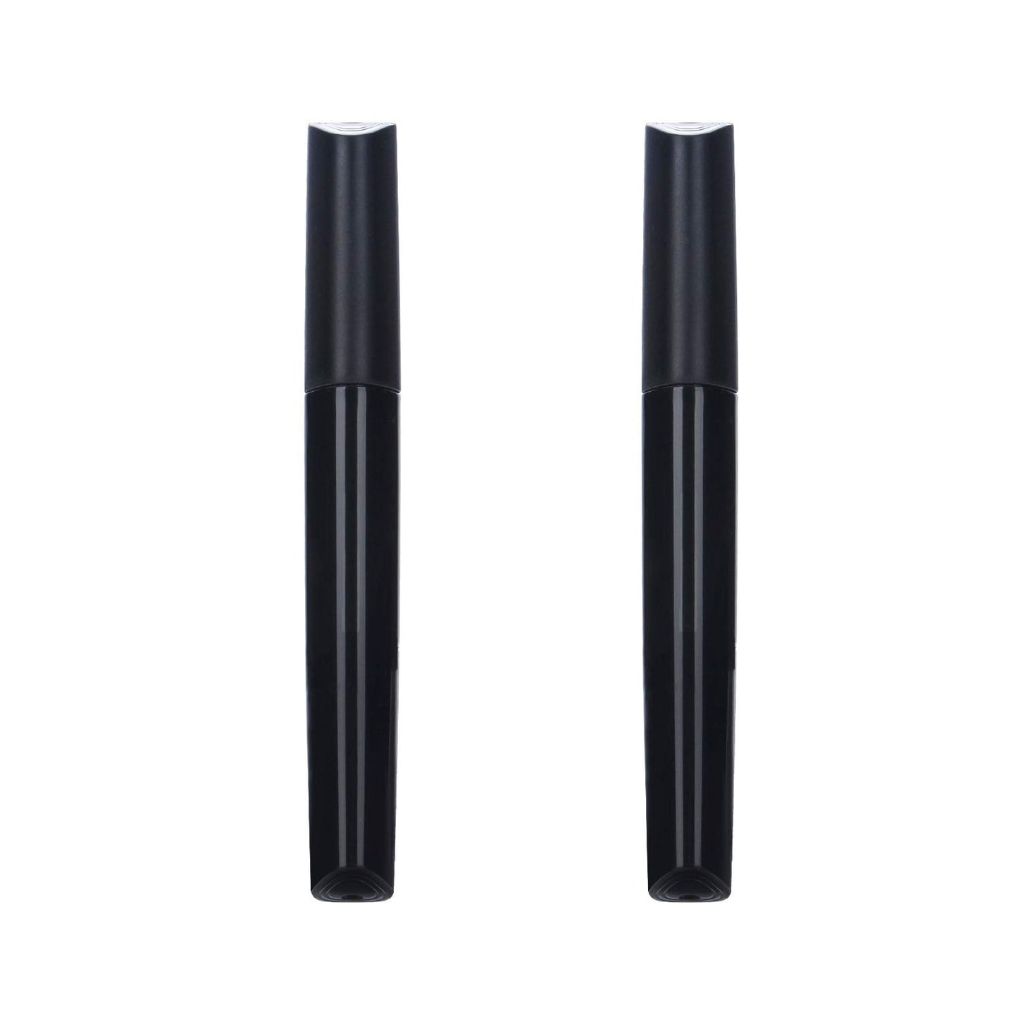 Portable Travel Toothbrush Case, Plastic Container Toothbrush Holder Brushes Box Breathable Design with Air Hole More Toothbrush Tube Container for Home Daily Business Use (2 Black)