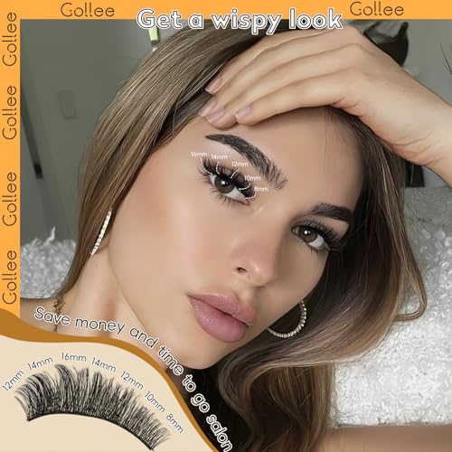 Arison Lashes Premade Lashes Fans False Eyelash Russian Extension Volume Fluff Natural Cat Eye Lash Tray(800PCS-10D-C-8-15mix)