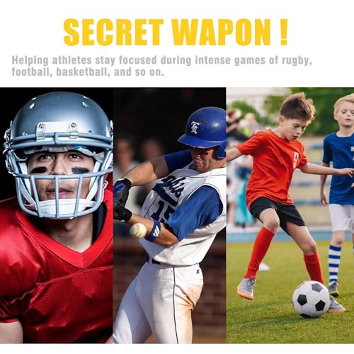 Eye Black Stick ? 2 Pcs Face Paint for Football, Baseball, Softball, Rugby & Lacrosse, Long-Lasting Anti-Glare Eye Black for Sports Games & Training