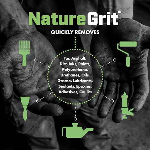 Nature Grit ? Heavy Duty Industrial Hand Soap Cleaner Refill ? Walnut Shell Conditioners for Skin Protection for Auto Mechanics, Manufacturing, and Anyone with Working Hands - 3-liter (Case of 3)