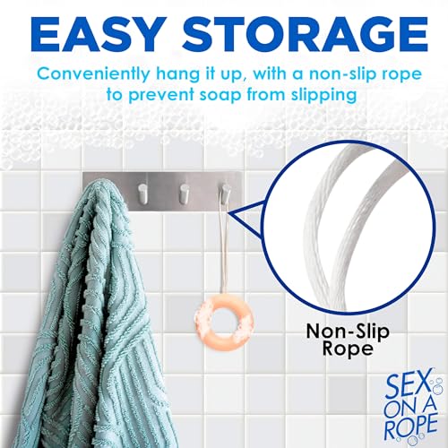 XR PLAY HARD Weeny Washer ? Ring-Shaped Weenie Soap Bar for Shaft Cleaning, Mild Scent, Fun Novelty Bath Soap for Men