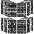 Henna Stencils 24 Sheets – 400+ Reusable Tattoo Templates