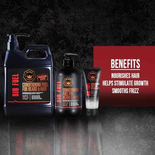 GIBS BioFuel Hair Conditioner For Men - Beard & Hair Conditioner, 3.25 oz