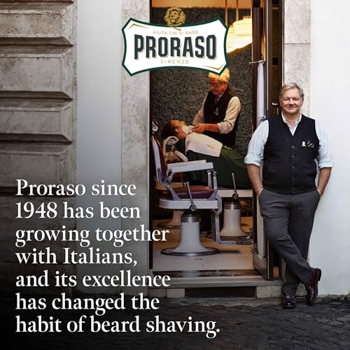 Proraso Hot Oil Treatment for Beards - Beard Oil for Dry Hair - Conditions and Repairs Damaged Facial Hair - Four 0.6oz Treatments