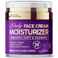 Face Moisturizer - Day & Night Face Cream - Collagen | Retinol | Hyaluronic Acid | Ceramides - Smooth, Soft & Glowing Skin - DD Cream for Women & Men - Dermatologically Tested - Made in USA 1.7 FL OZ