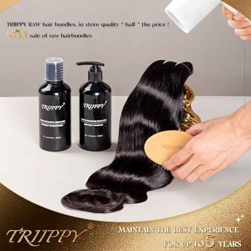 TRIIPPY RAW Vietnamese Hair Bundles Body Wave,Only 9,000 Produced Per Year.Get Great Experience More Than Five Years.(14 inch),No.1 Sales of Raw Hair Bundles