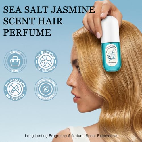 Sea Salt Jasmine Hair Mist - Frizz Control & Shine, 1.4 oz