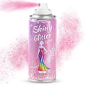 Pink Body Glitter Spray for Face Hair & Body - Long-Lasting Rave & Festival Shine
