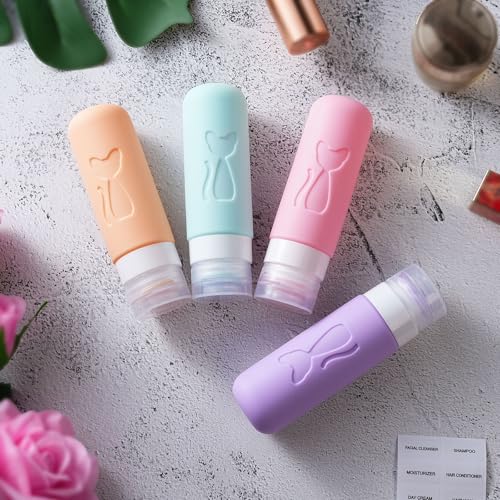 Zafit TSA Approved 3oz Leakproof Travel Bottles Set of 4