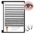 D Curl Lash Clusters 400pcs Volume Lashes 8-10-12-14mm Mix