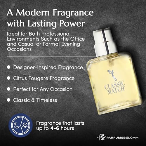 PB ParfumsBelcam Blue Classic Match Eau de Toilette for Men