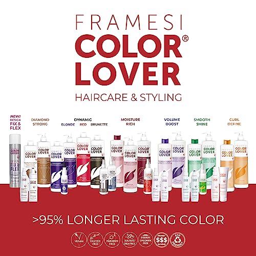 Framesi Color Lover Dynamic Blonde Purple Shampoo and Conditioner Set, 16.9 fl oz
