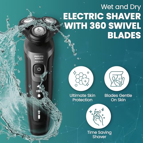 Philips Electric Shavers for Men, Rechargeable AquaTouch Mens Shaver