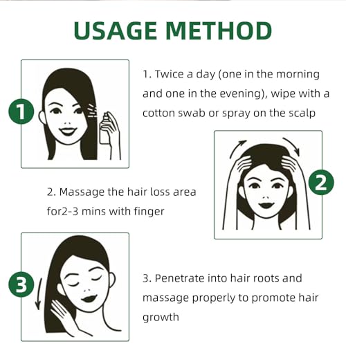 Hair Growth Spray with Biotin & Keratin - OUHOE (2 Pack)
