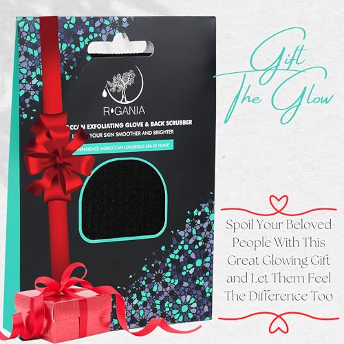Deep Viscose Exfoliating Glove & Back Scrubber for Body & Skin Care