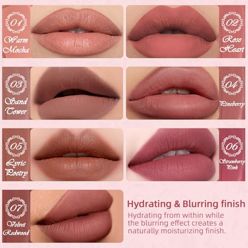 Strawberry Cream Cake Lip Tint Stain - Matte Mousse Lipstick