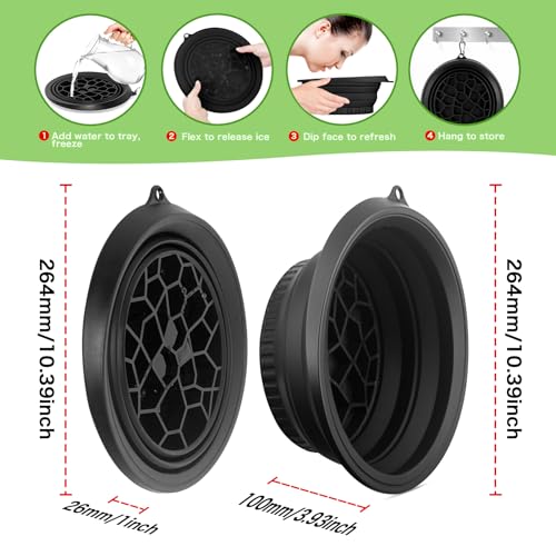 Silicone Ice Bath Bowl for Facial Puffiness & Pore Shrinking