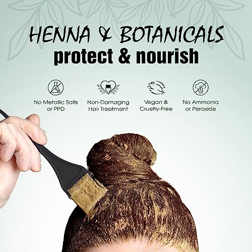 Light Mountain Henna Hair Color Dark Brown - 7 Oz