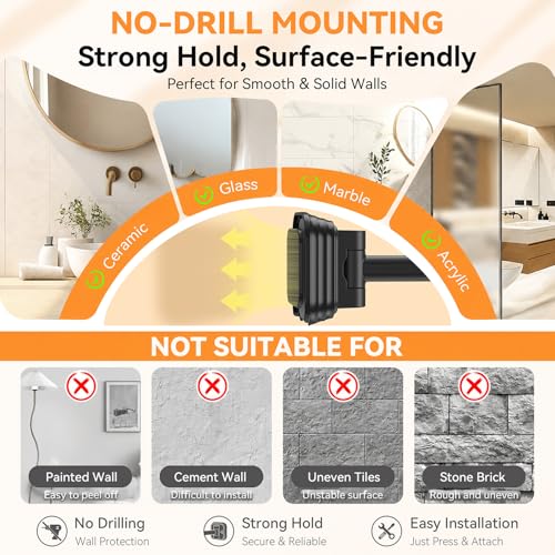 Auxmir 7" Wall Mounted Lighted Makeup Mirror 1X/30X Magnifying