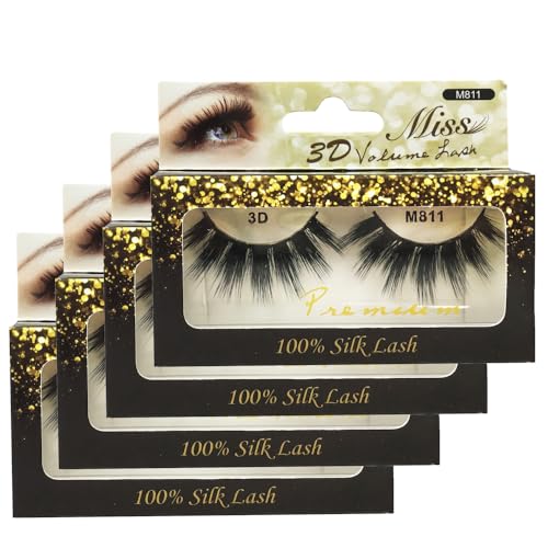 [4 PACKS] Miss Lashes 3D Volume Tapered False Eyelash Extension