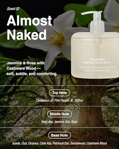 Pleuvoir Luxury Hand Wash - Jasmine Rose Cashmere Wood, 10 fl.oz