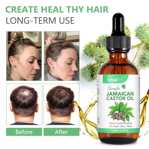 Organic Jamaican Black Castor Oil 60ml - Hair Growth & Massage