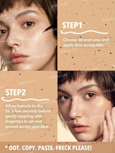 SHEGLAM Freck Please Freckle Tint 01 Fawn – Natural Waterproof Freckle Makeup