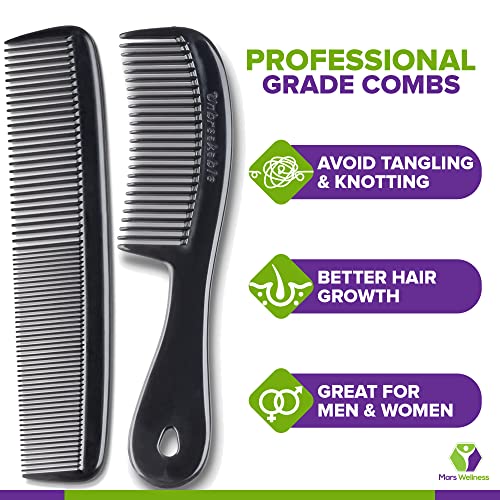 Mars Wellness 4 Piece Professional Hair Comb Set