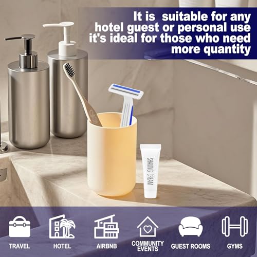 Disposable Razors in Bulk,razors individually wrapped bulk,Twin Blade Razors with Clear Safety Cap and Shaving Cream, Razors For Homeless, Hotel,Air Bnb,Shelter/Homeless/Travel (30PCS)