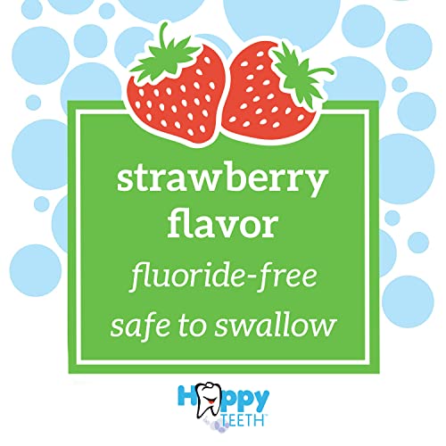 Baby Toothpaste Strawberry 1.4oz Fluoride-Free Learning Oral Care for Infants & Toddlers - Pack of 1