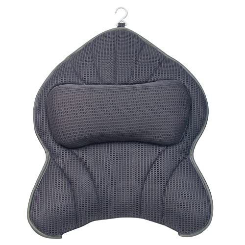 Extra Thick Bath Pillow with Suction Cups - Neck & Back Support