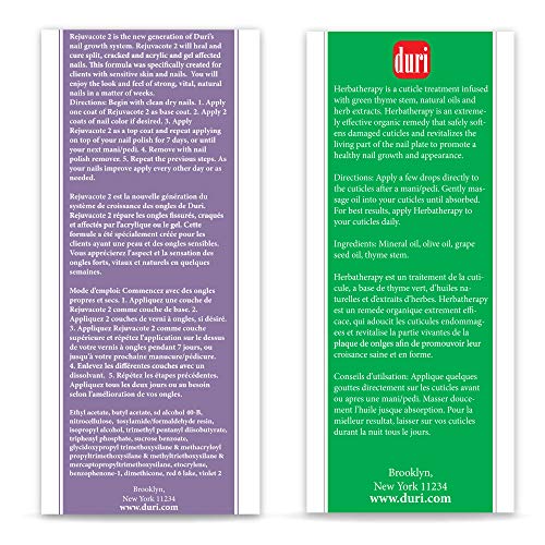Duri Rejuvacote 2 Nail Growth Treatment & Cuticle Care Combo Pack