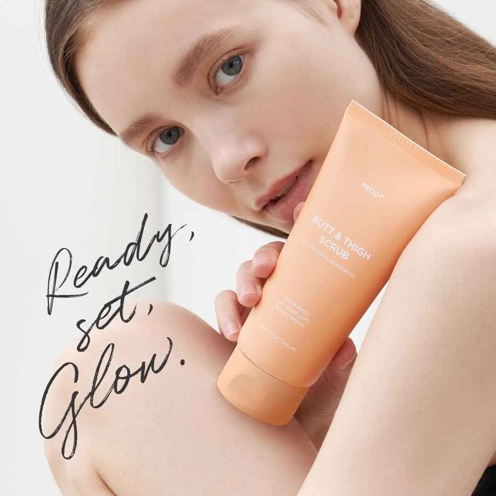 Butt Scrub Wash and Butt Acne & Ingrown Hair Treatment Serum | AHA & BHA Butt Acne and Ingrown Hair Treatment For Bikini Area | Get rid of Butt Acne, Ingrown Hair, Back Acne, Strawberry Legs