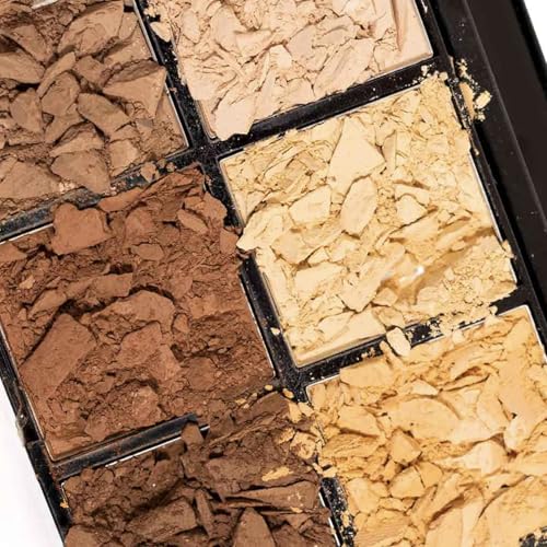 Palladio Definer Contour & Highlight Palette — 6-SHade Matte-Satin Powder