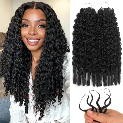 Burmese Curly Human Hair Crochet Extensions - 22 Inch, 50g