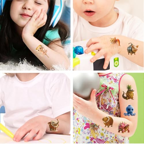20 Sheets Italian Brainrot Temporary Tattoos