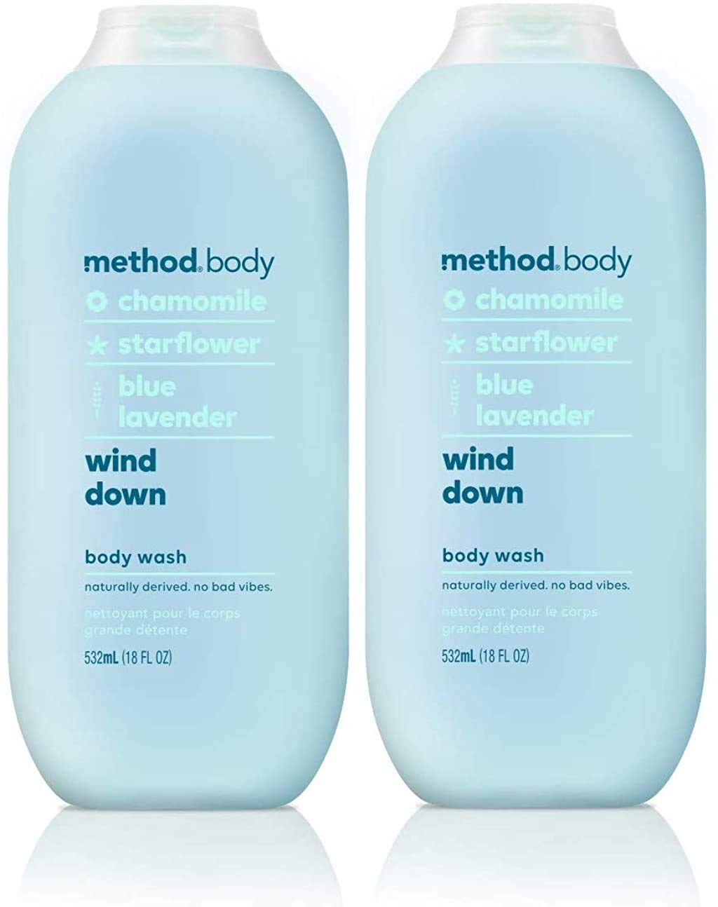 Method Body Wash, Wind Down, 18 FL OZ (532ml) - 2-PACK