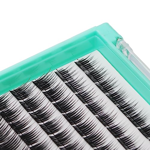 Bodermincer 322 Clusters D Curl Lash Clusters 182pcs 8-10-12-14-16mm +140pcs 10-12-14-16-18mm Mixed Individual Lashes Cluster Eyelash Extensions DIY at Home Reusable Soft Comfortable Wispy Lashes (L 8-10-12-14-16mm+R-10-12-14-16-18mm Mixed)