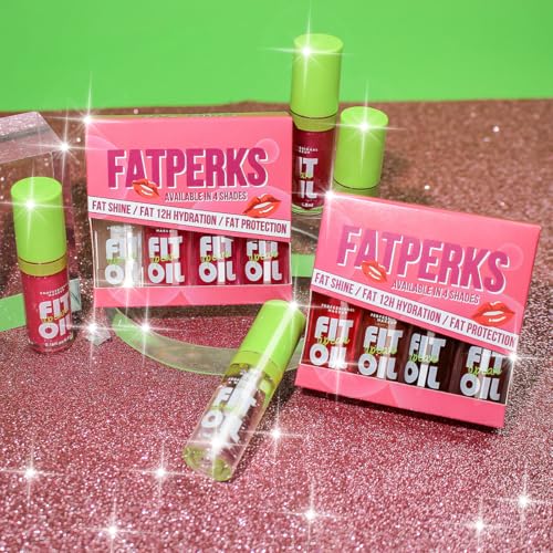 4 Colors Hydrating Lip Oil Set, Big Brush Head Moisturizing Lip Glow Oil, Shiny Moisturizing Lip Gloss, Nourishing & Non-Sticky Long Lasting Fresh Transparent Tinted Plumping Lip Oil (SetA)