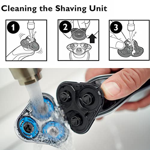 Sh50/52 Shaver Replacement Heads Compatible with Philips Series 5000 Razors, New Upgrade SH50 Shaving Replacement Blades Compatible with Norelco ATxx, PTxx, PT8xx, PT7xx, AT8xx, AT7xx