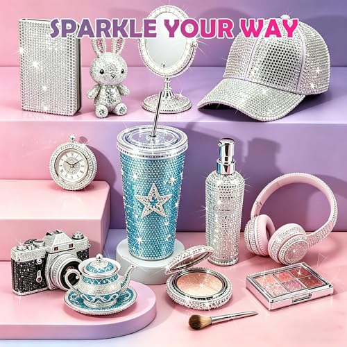 48 Color Bedazzling Rhinestone Kit with Glue & Tools