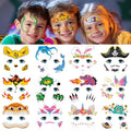 Face Tattoos for Kids - 24 Sheets Party Pack