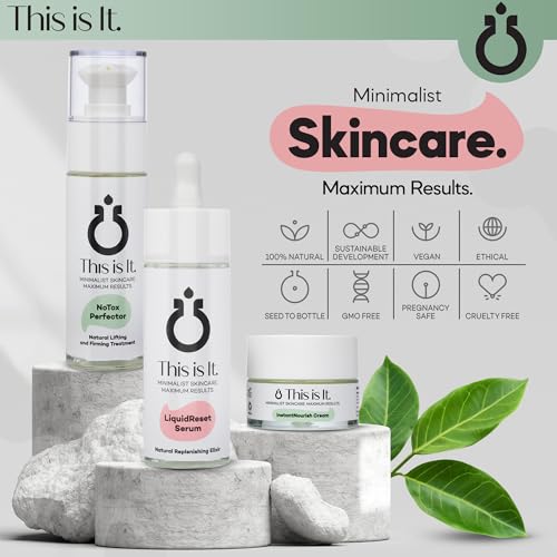 LiquidReset Serum | Natural Replenishing Elixir | Highest Grade Botanicals | Clean Beauty | Patented Ingredients | Molecular Distillation | Resets, Restores, Protects | Soothing | Anti-inflammatory |