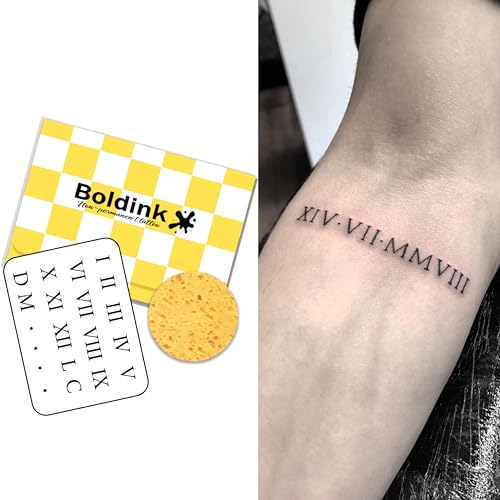Boldink Realistic Temporary Tattoos - 15 Days Waterproof