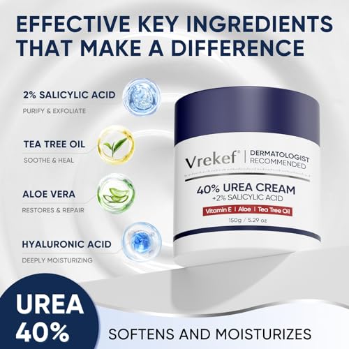 60% Urea Foot Cream with Salicylic Acid for Cracked Heels
