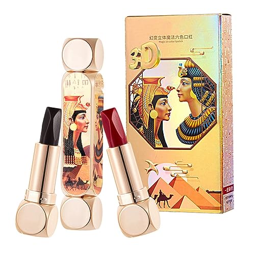 ANGGREK 6 Color Matte Lipstick Set - Double Head Long Lasting
