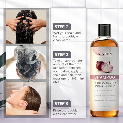 Rosemary Red Onion Cinnamon Hair Strengthening Shampoo 6.76oz