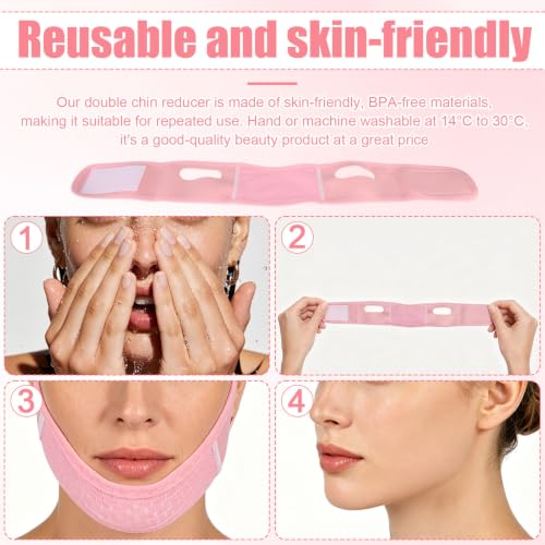 Penitue V Line Face Lifting Mask - Reusable Chinstrap for Double Chin Reduction