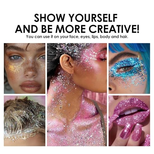 Body Glitter Face Glitter Gel Hair Glitter Self Glitter Gel Party Accessories (02)